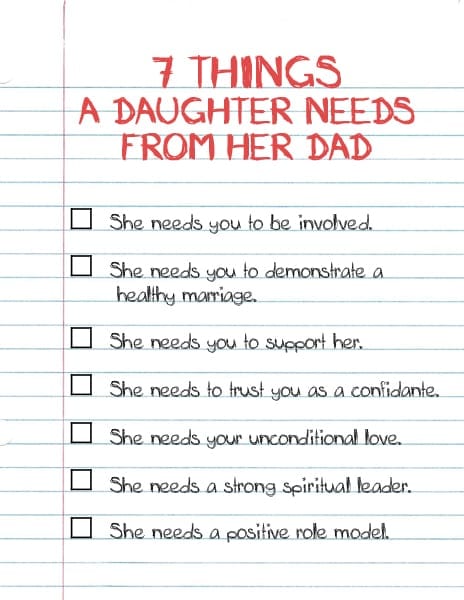 things daughters need from their dad