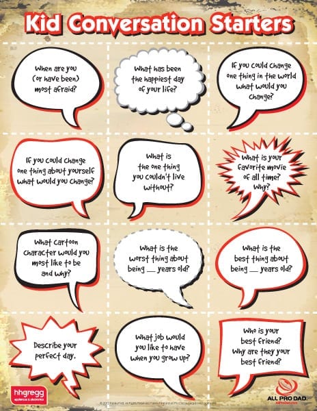 Cartoon Conversation Starters